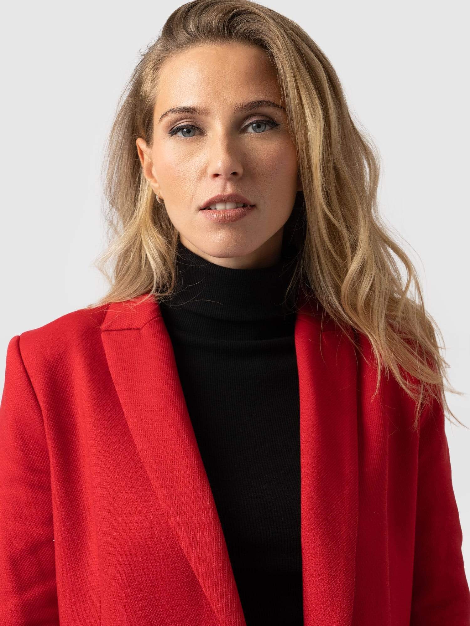 Cambridge Blazer Red - Women's Blazers | Saint + Sofia® USA